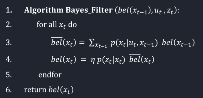 Bayes Filter