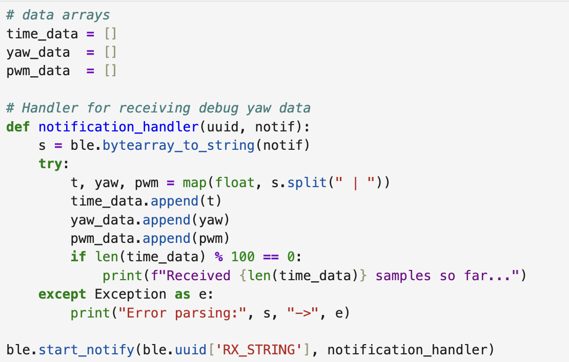 Python BLE Notification Handler