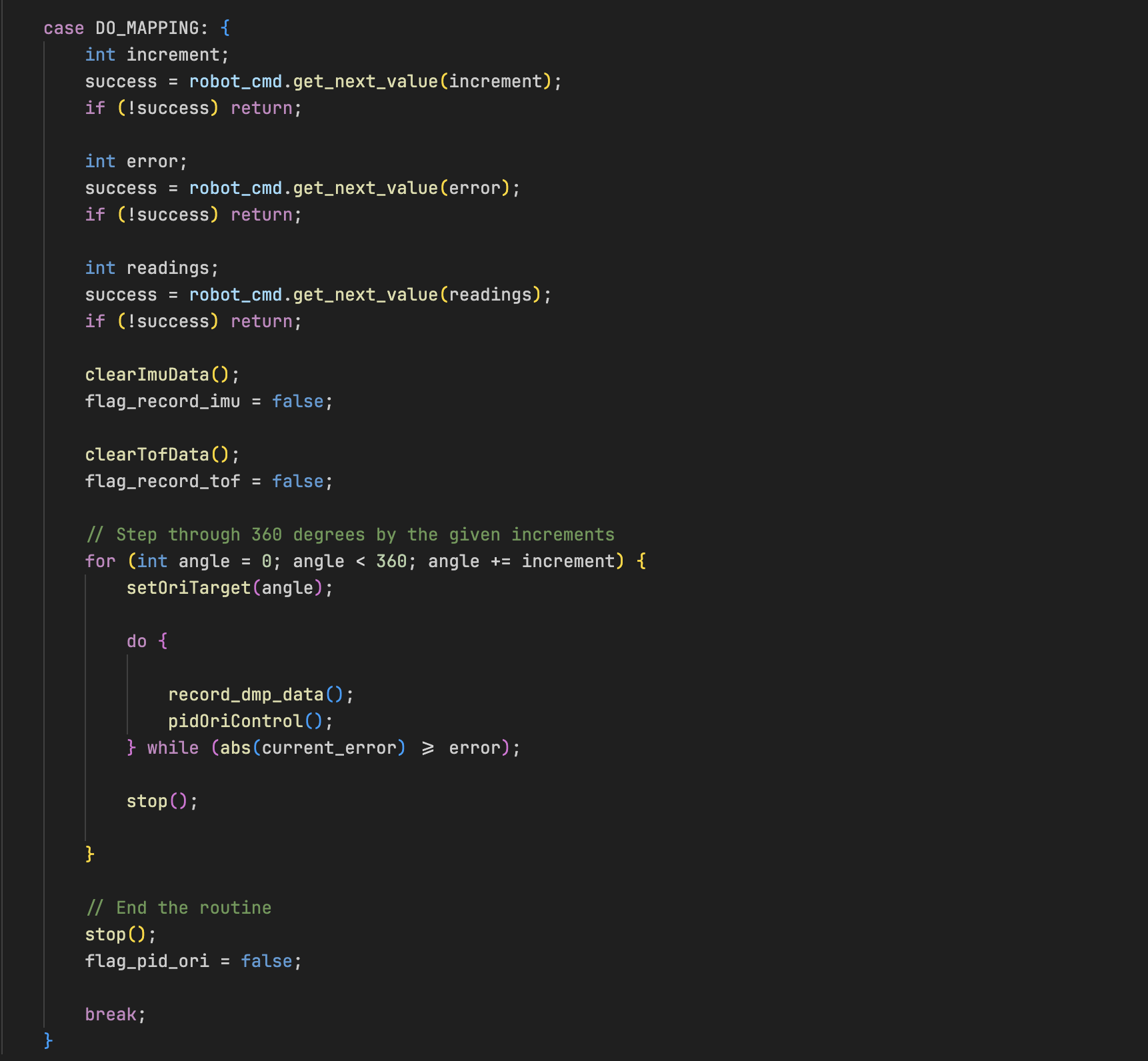 Mapping Code